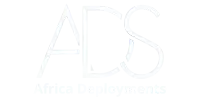 AfricaDeployments logo white variation