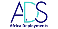 AfricaDeployments logo with tagline